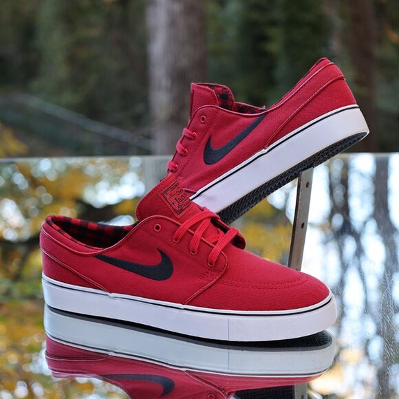 Nike SB Zoom Stefan Janoski Red Black Plaid main image 4
